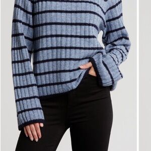 1. State Light Blue Striped Sweater size XS by 1.Slate